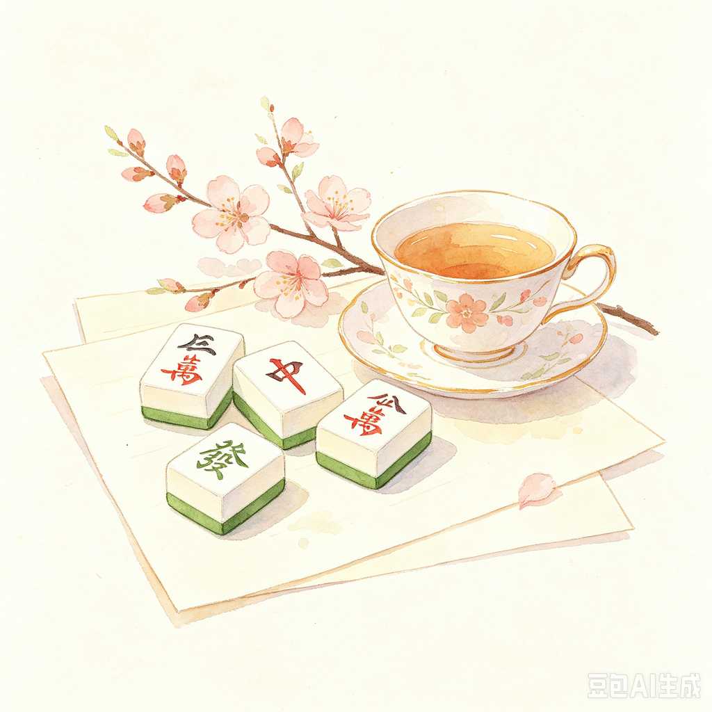fashionable mahjong game set